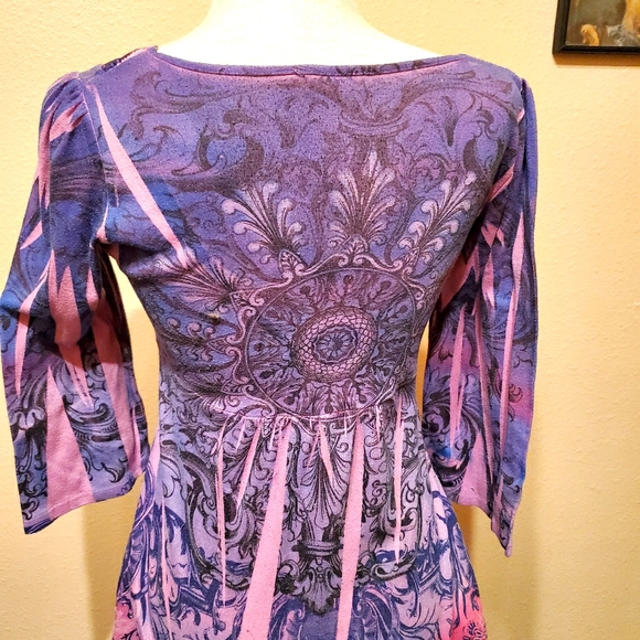 Purple Designed Top - Picture 2 of 4